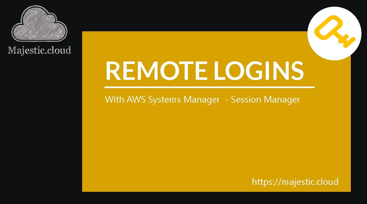 Remote logins with AWS Systems Manager – Session Manager