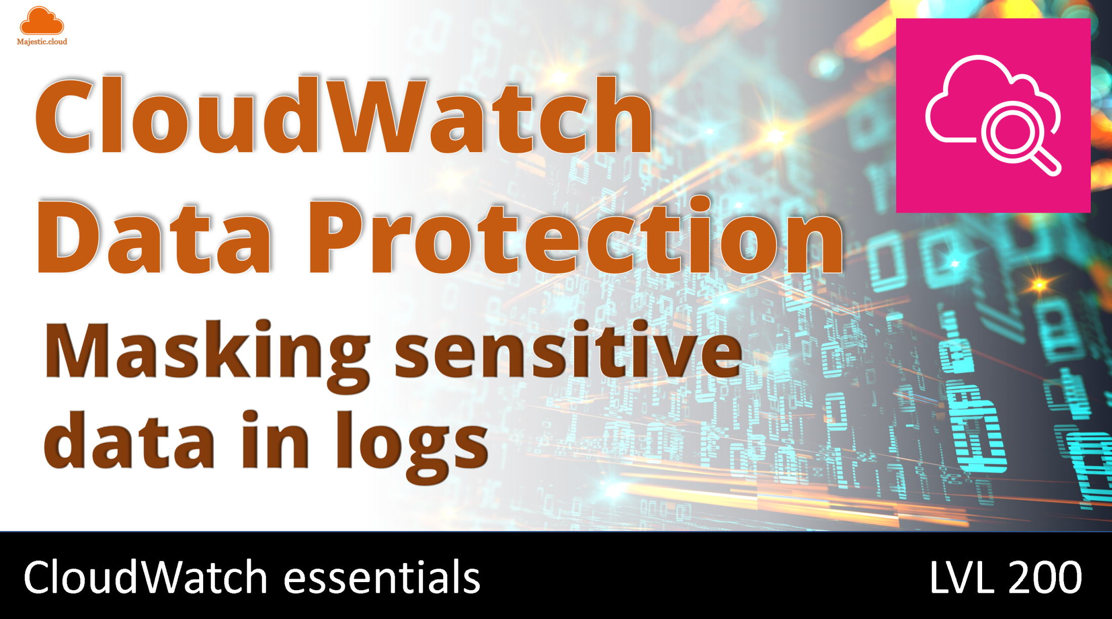 Masking sensitive data in logs with CloudWatch Data Protection